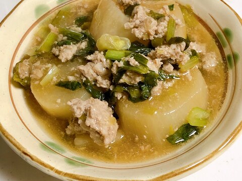 大根がモリモリ食べられる☆大根と挽き肉のとろみ煮